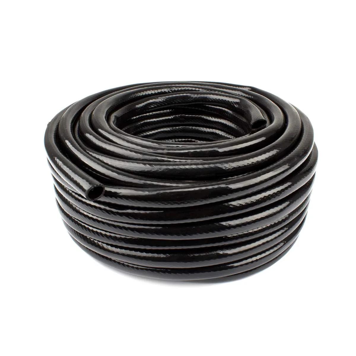 Aspen condensslang PVC zwart versterkt 1/2" (12 x 16 mm) — rol 30 meter