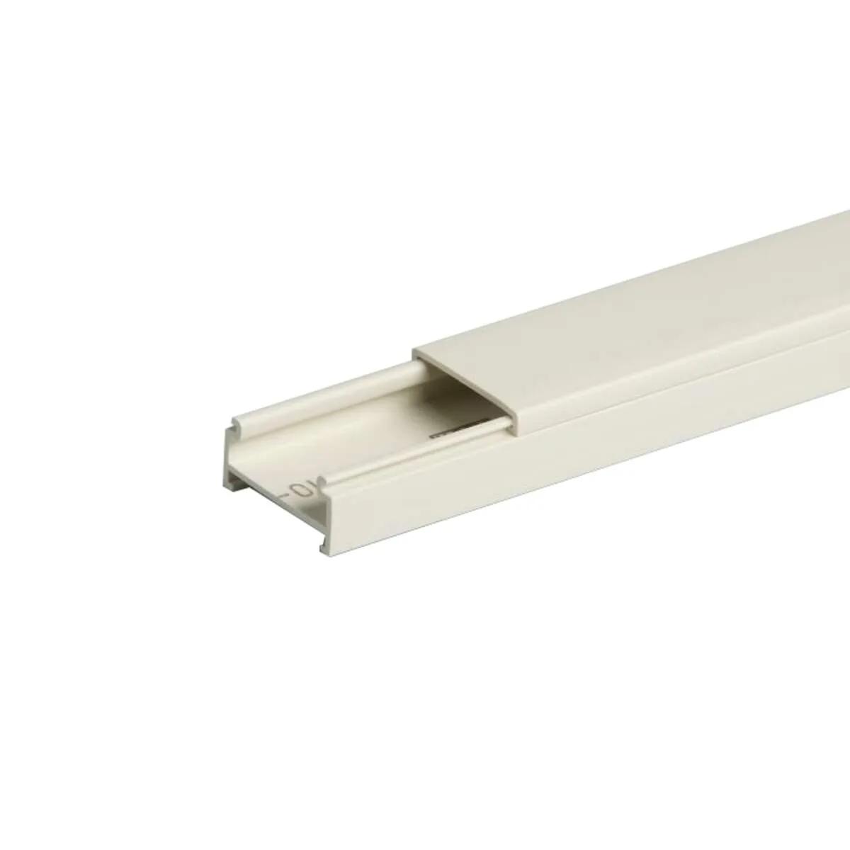 Attema K25 kabelgoot 25 × 13 mm crème (RAL1013) — per meter