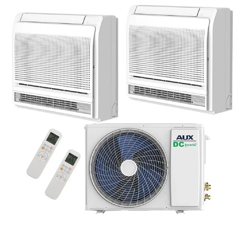 Aux Duo-Split C-Serie 6.0kW + 2× 3.5kW Vloerconsole (M3-21LCLH) — incl. WiFi A++ R32