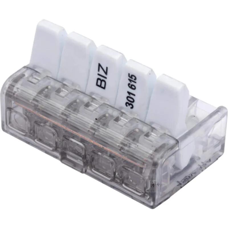 Bizline Biz'Wing verbindingsklem 3× 0,2-4 mm² transparant (25 stuks)