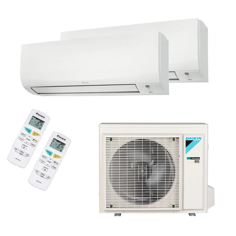 Daikin duo — 2MXF40A 4.0kW/14000Btu + 2×2.5kW CTXF Sensira ACTIE : INCL. GRATIS WIFI MODULES.