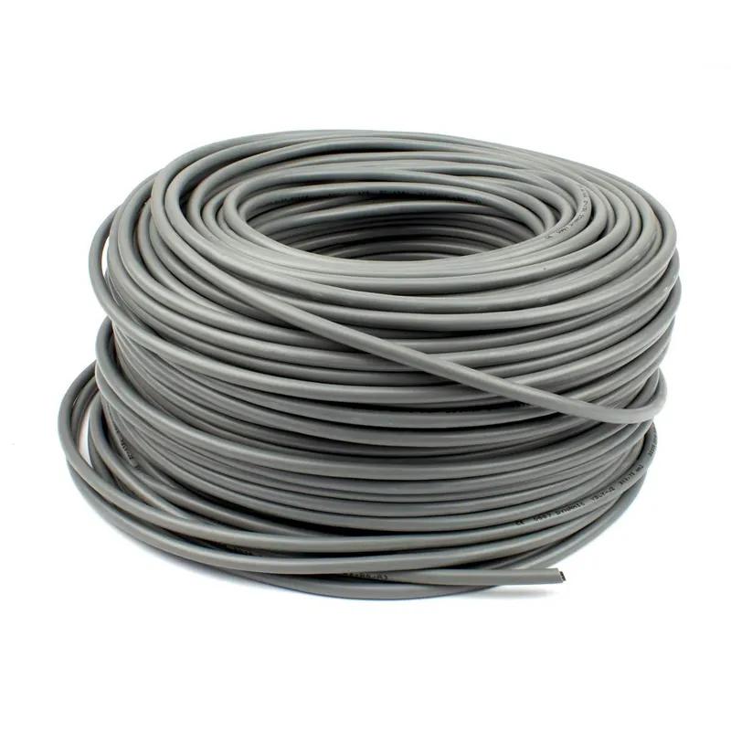 Dynamic stuurstroomkabel 3 × 0,75 mm² grijs — rol 100 meter