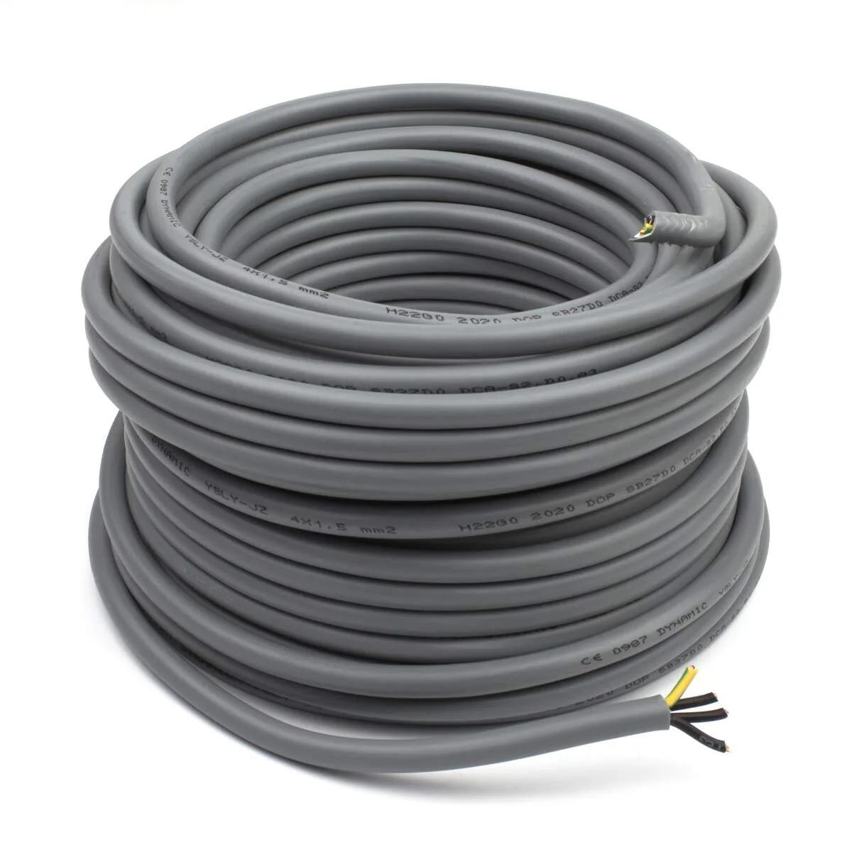 Dynamic Stuurstroomkabel 4×1.5 mm² — 25 m rol