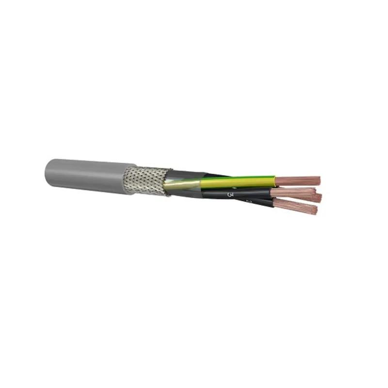 Dynamic stuurstroomkabel afgeschermd 2 × 1,0 mm² grijs — rol 100 meter