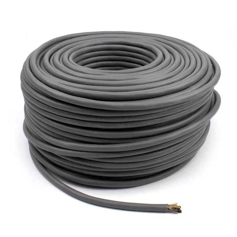Dynamic stuurstroomkabel afgeschermd 4 × 0,75 mm² grijs — rol 100 meter
