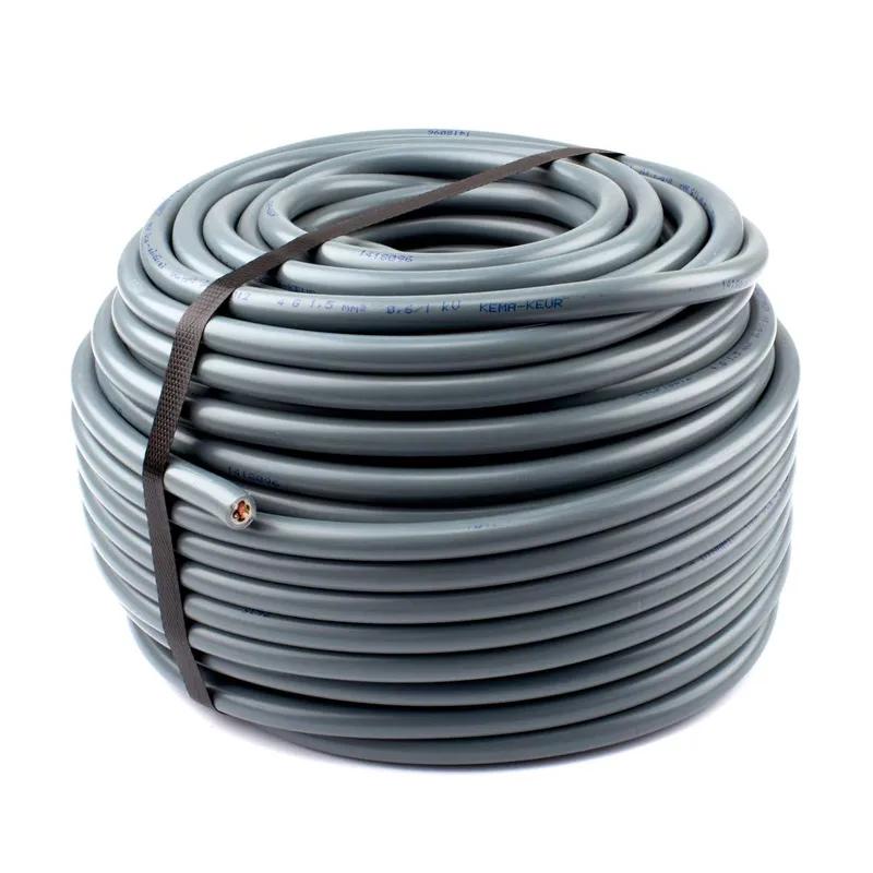 Dynamic voedingskabel YMvK 4 × 1,5 mm² grijs — rol 50 meter