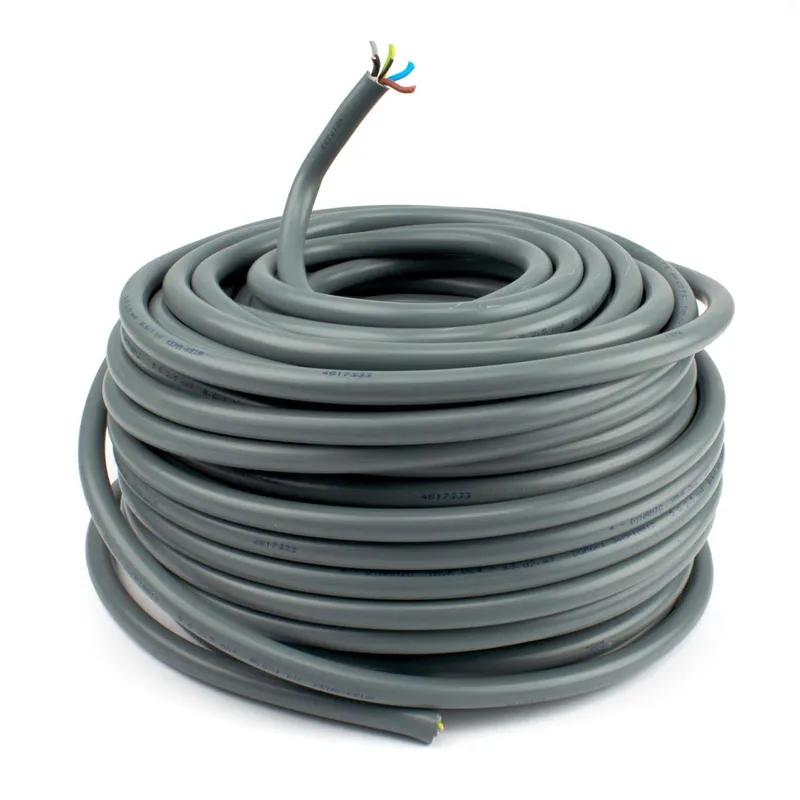 Dynamic voedingskabel YMvK 5 × 2,5 mm² grijs — rol 50 meter