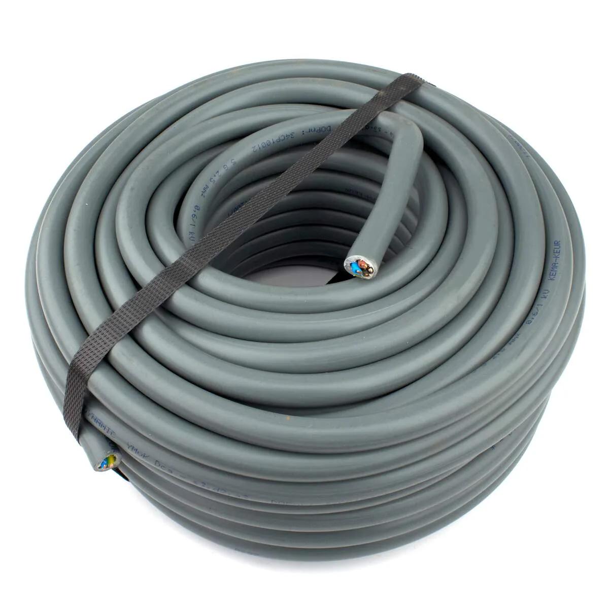Dynamic YMvK Voedingskabel 5×2.5 mm² — 25 m rol
