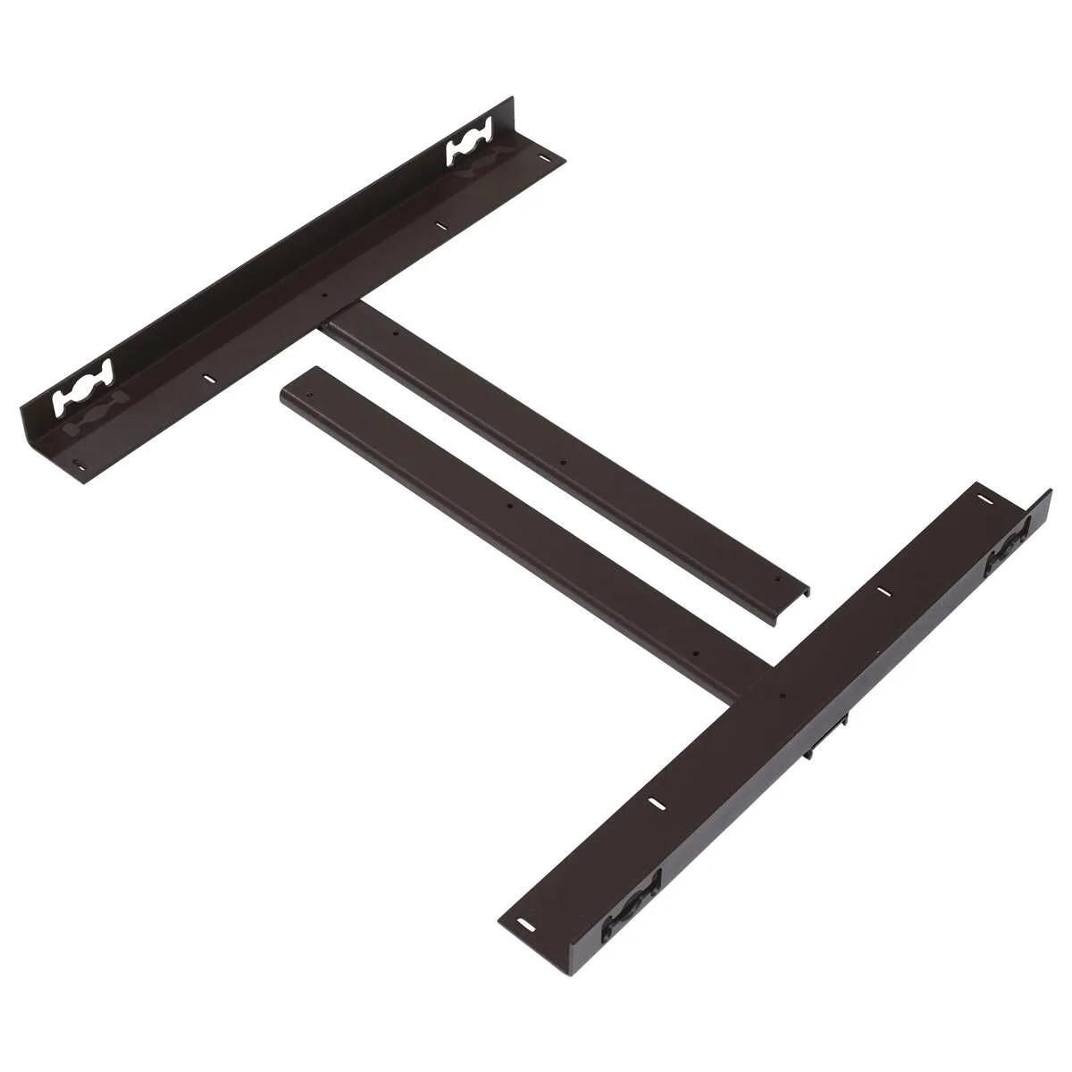 Evolar Wandbeugelset Houtlook Bruin (set van 2)
