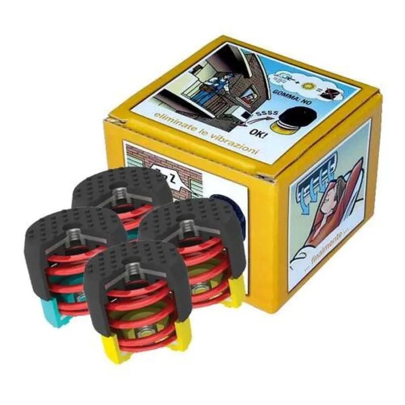 Floli Trillingsdempers met stalen veer - Set van 4 stuks voor een buitenunit tot max 80KG A-Kwaliteit