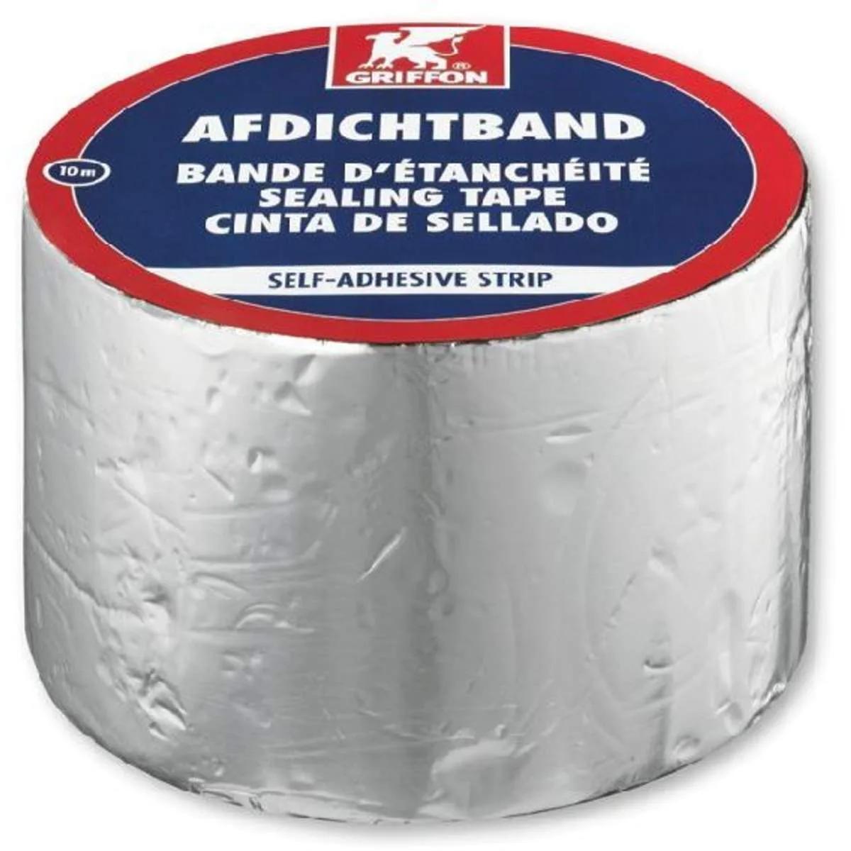 Griffon bitumenband / afdichtband aluminium 100 mm × 10 m