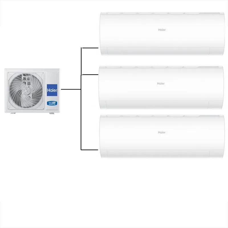 Haier Triple Pearl 7.0 kW set — 3 binnenunits + buitenunit
