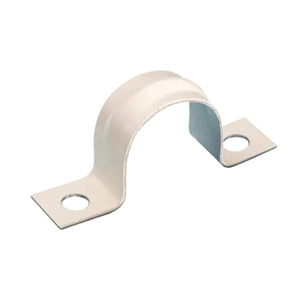 JMV zadel 19-20 mm metaal wit (per stuk)