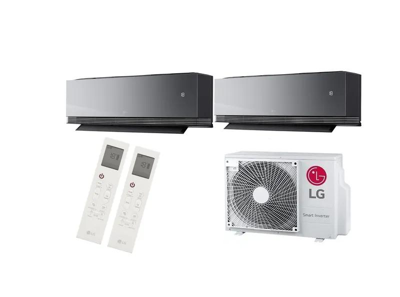 LG Artcool AI Air Mirror MU2R17 4.7kW + 2× AA12SP 3.5kW — WiFi A+++ (nieuw model)