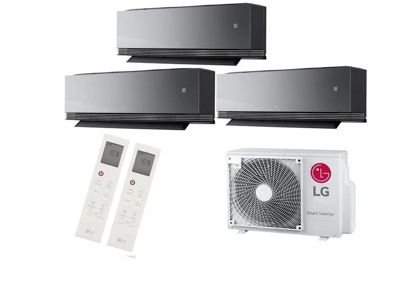 LG Artcool AI Air Mirror Triple-Split MU3R19 5.4kW + 3× AA09SP 2.5kW — WiFi A++ (nieuw model)