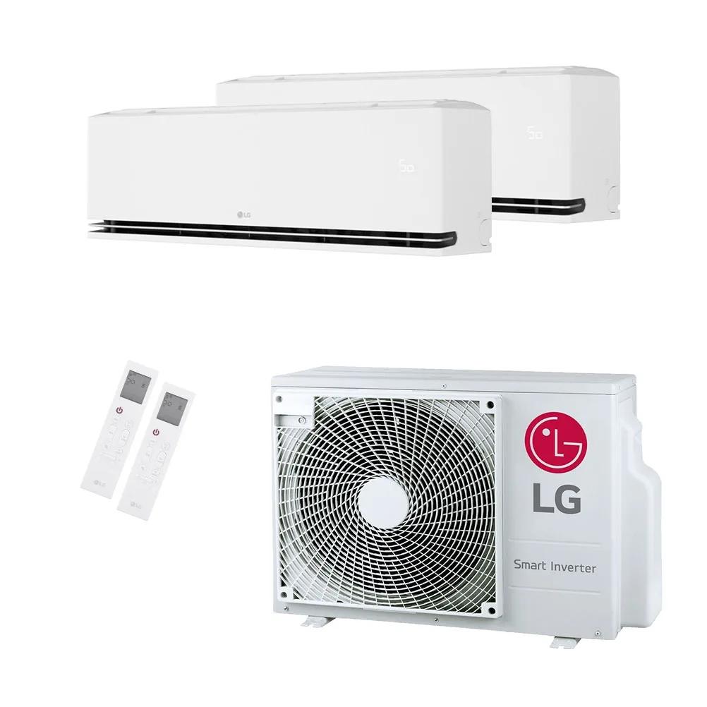 LG Dualcool MU2R15 4.1kW + 2× H09S1DA 2.5kW — WiFi A++ (nieuwste model)