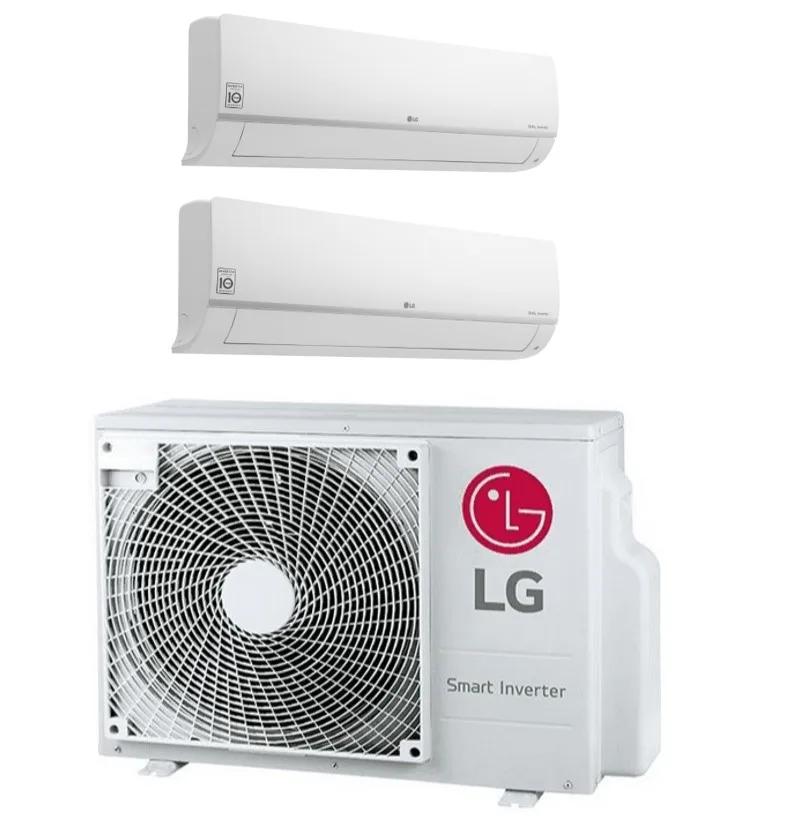 LG Duo-Split MU2R15 4.1kW + 2× PC09SK 2.5kW Deluxe — WiFi A++