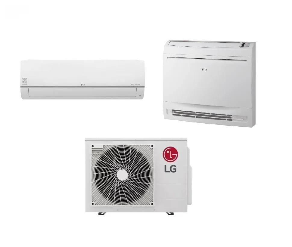 LG Multisplit MU3R21 6.3kW + S12ET 3.5kW Wand & UQ12 3.5kW Vloerconsole — WiFi A++