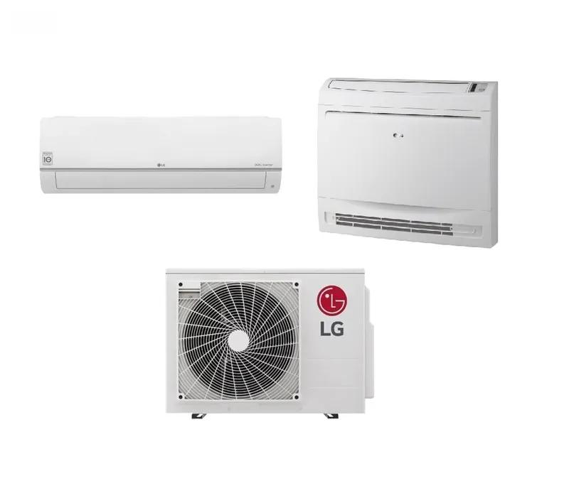LG Multisplit MU3R21 6.3kW + S12ET 3.5kW Wand & UQ12 3.5kW Vloerconsole — WiFi A++
