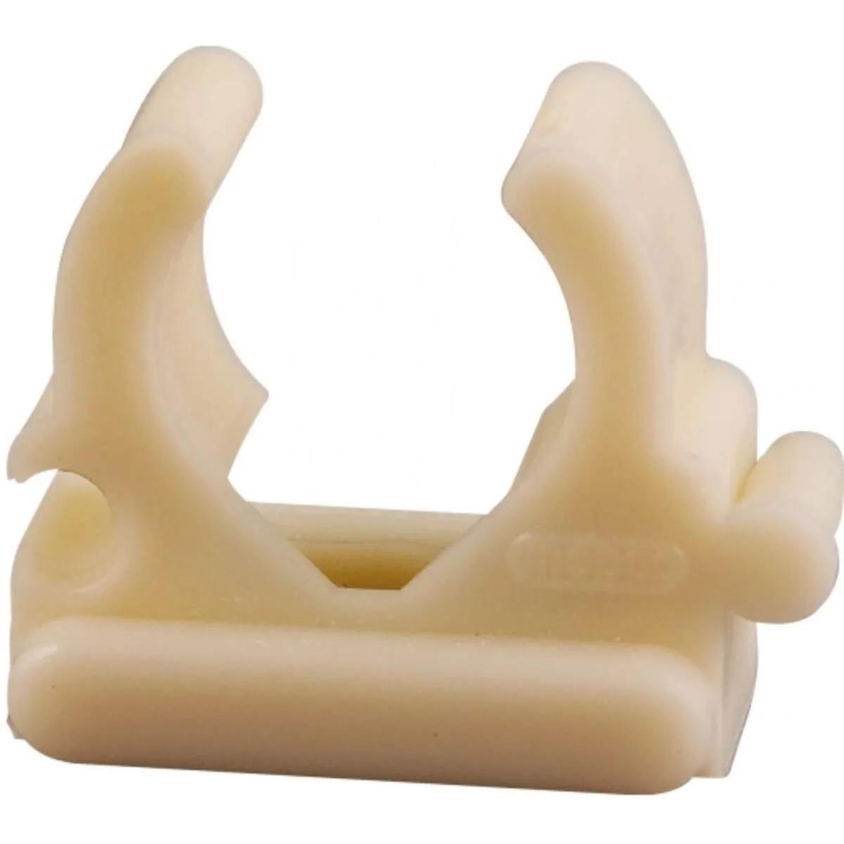 Mepac kabelbuisklem 16-19 mm PVC crème (per stuk)