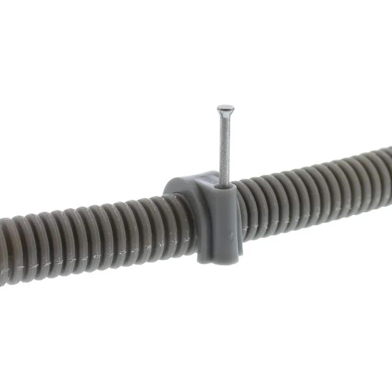 Mepac spijkerclip voor flexbuis 16-19 mm grijs (per stuk)