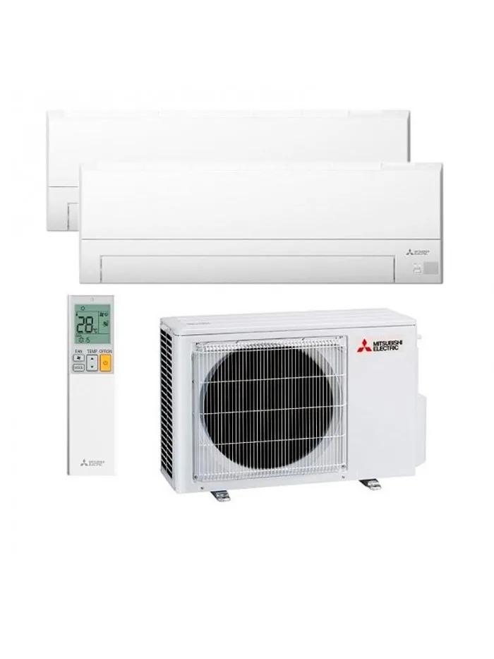 Mitsubishi Electric Duo MXZ-2F53VF 5.3kW + 2× MSZ-AY35VGK 3.5kW Premium — WiFi A++ (A+++ koelen)