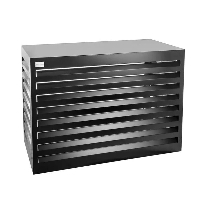 Omkasting Large Zwart — aluminium 1100×1200×650 mm