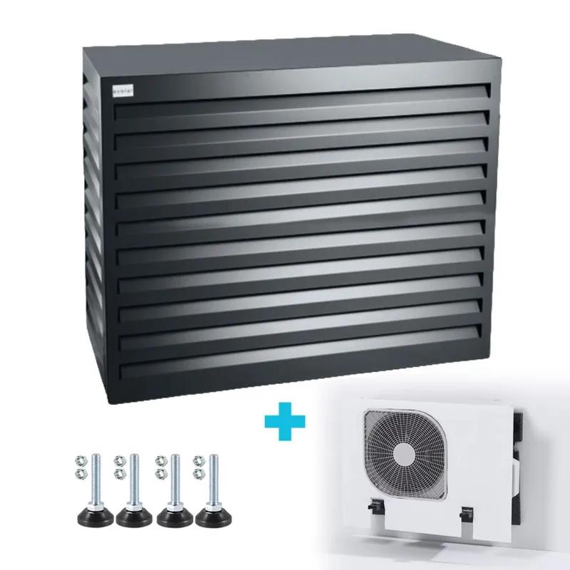 Omkasting Medium Donker antraciet — aluminium 800×1100×550 mm incl. condensorschot en opstelvoetjes