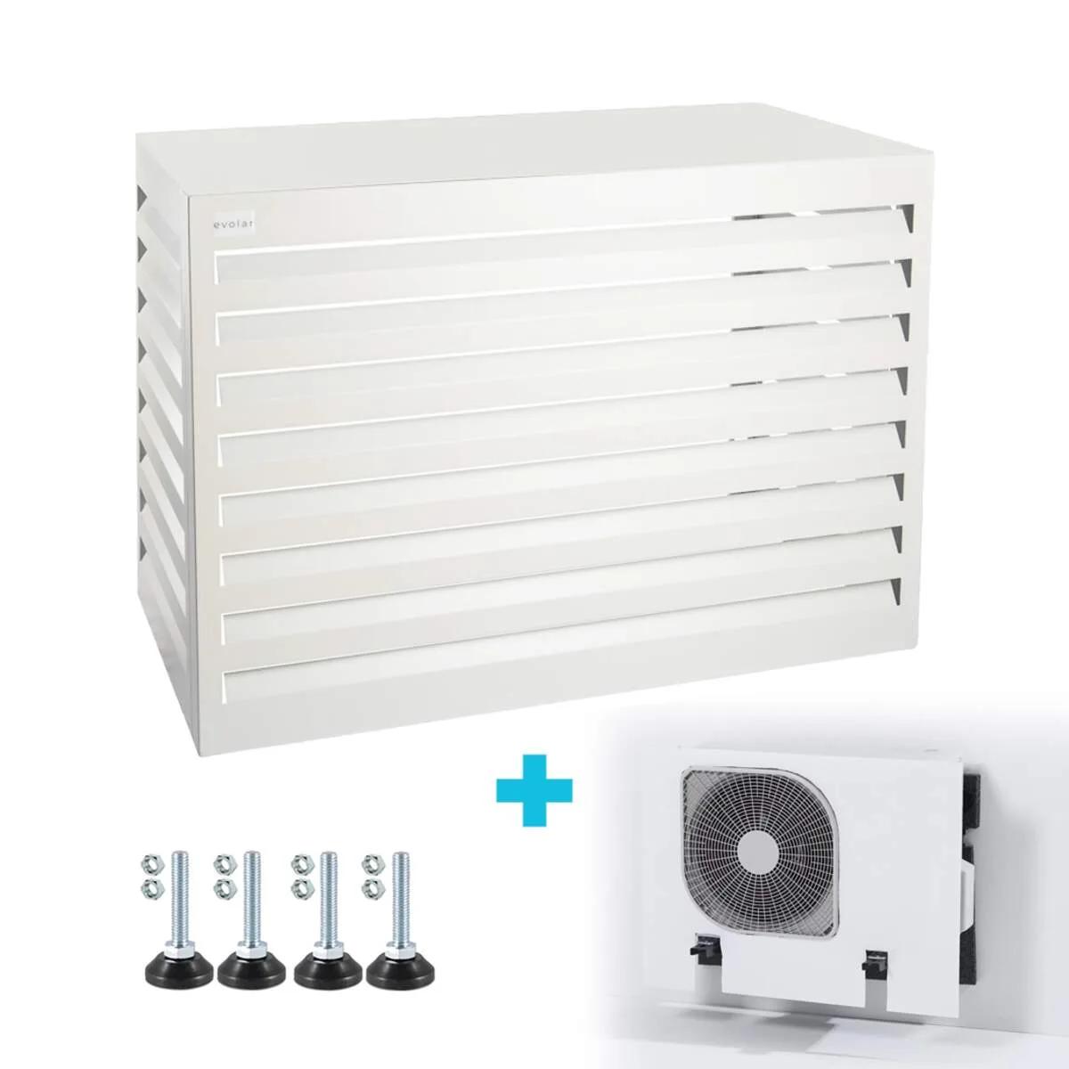 Omkasting Medium Wit — aluminium 800×1100×550 mm incl. condensorschot en opstelvoetjes