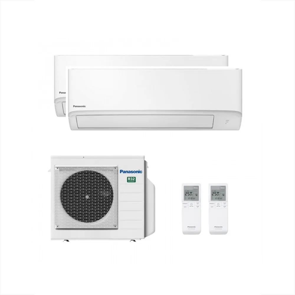 Panasonic Duo 5.0 kW (1× 3.5 + 1× 2.5) ZKEW Compacto A++ incl. WiFi
