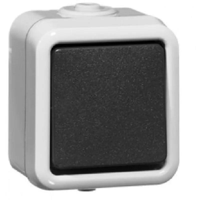 Peha wisselschakelaar opbouw spatwaterdicht IP44 250V 10A grijs