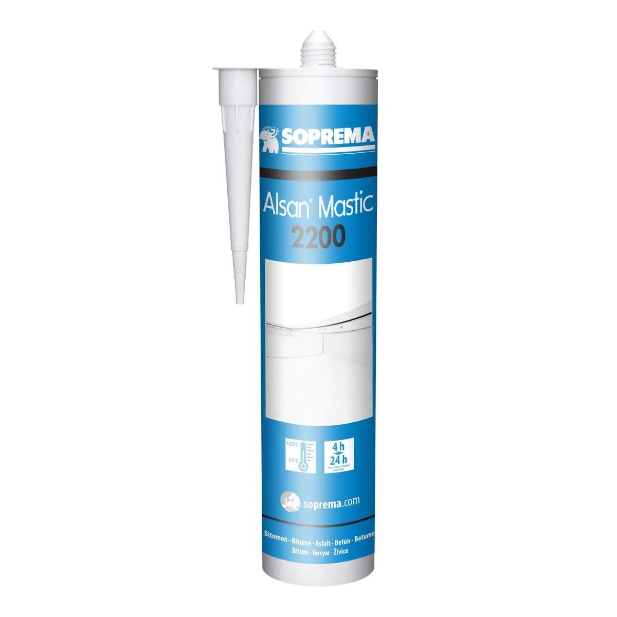 Royal Roofing Alsan Mastic 2200 bitumenkit zwart 310 ml