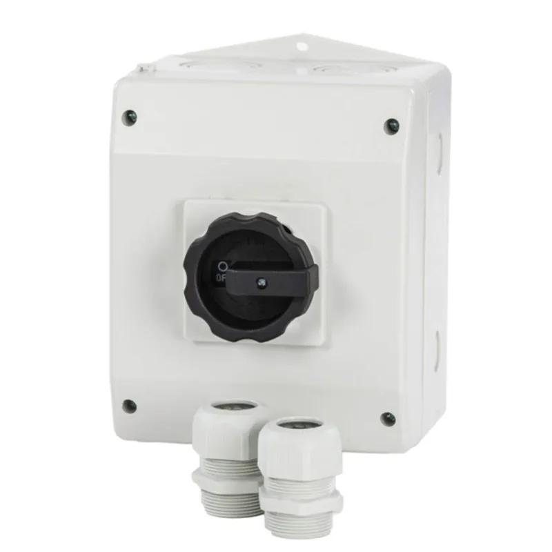 Sontheimer werkschakelaar 4-polig 63A IP65 — incl. 2× M32 wartels