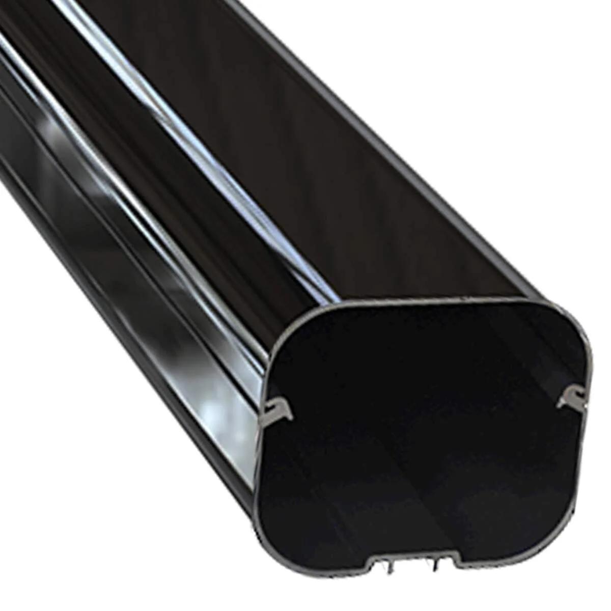 Tecnosystemi Excellens leidinggoot T100 — Zwart (100×64 mm, 2 m)