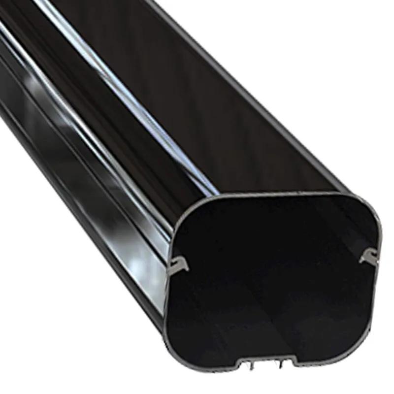 Tecnosystemi Excellens leidinggoot T100 — Zwart (100×64 mm, 2 m)