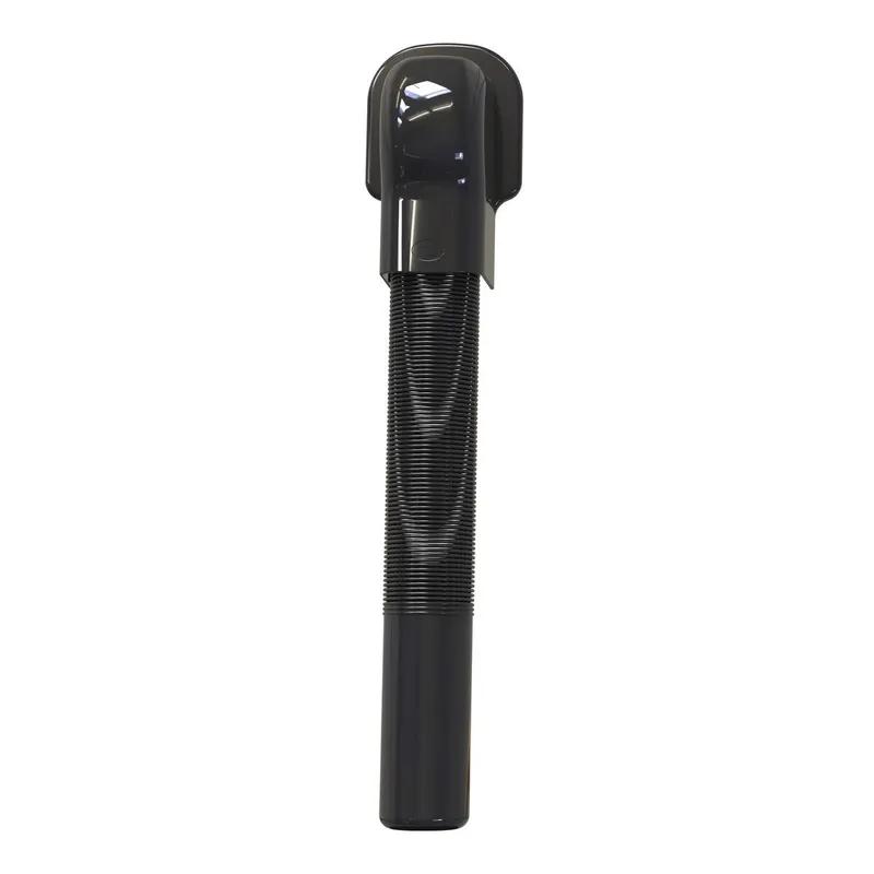 Tecnosystemi leidingbeschermkit + muurafdekkap KRQ — Zwart (75 mm, 700 mm)