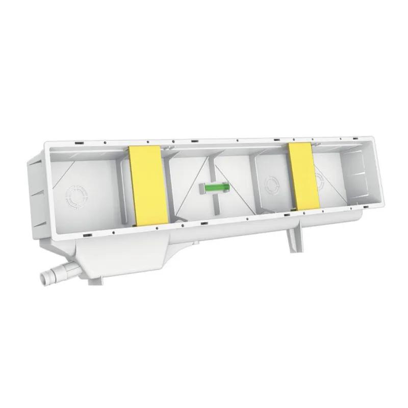 Tecnosystemi muurinbouwsifon voor achter het montageframe van de binnenunit