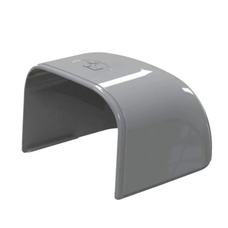 Tecnosystemi Optima afdek/eindkap TC75 — Antraciet (75 mm)