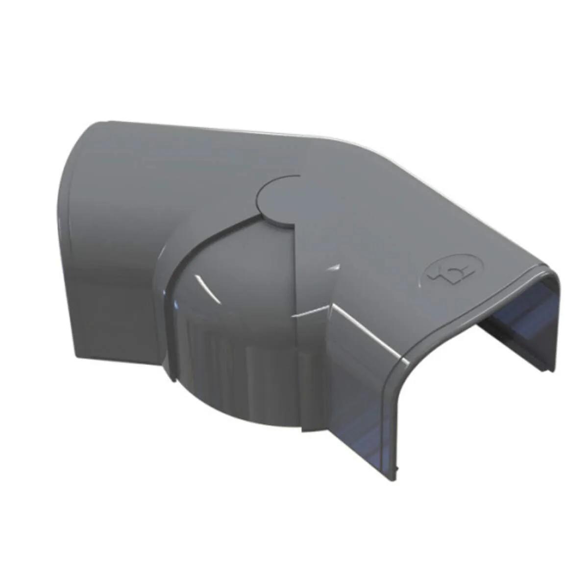 Tecnosystemi Optima verstelbare bocht 80-140° CPS75 — Antraciet (75 mm)
