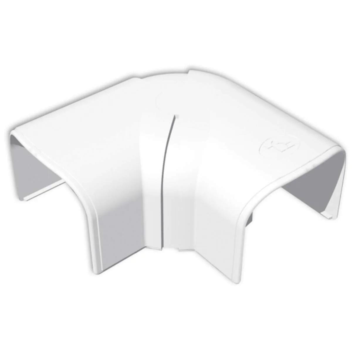 Tecnosystemi Optima verstelbare bocht 80-140° CPS75 — Wit (75 mm)