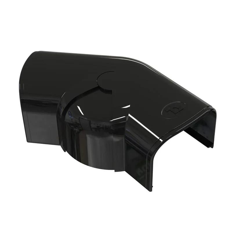 Tecnosystemi Optima verstelbare bocht 80-140° CPS75 — Zwart (75 mm)