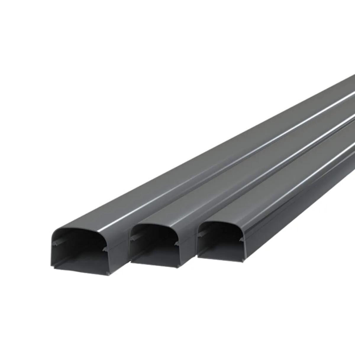 Tecnosystemi Optima leidinggoot T135 — Antraciet (135×82 mm, 2 m)