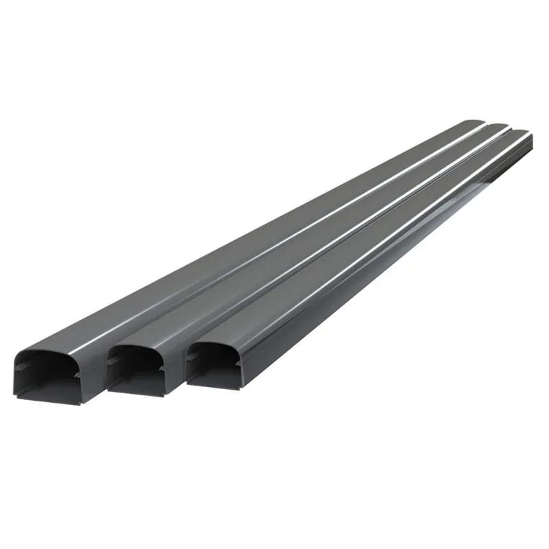 Tecnosystemi Optima leidinggoot T75 — Antraciet (75×56 mm, 2 m)
