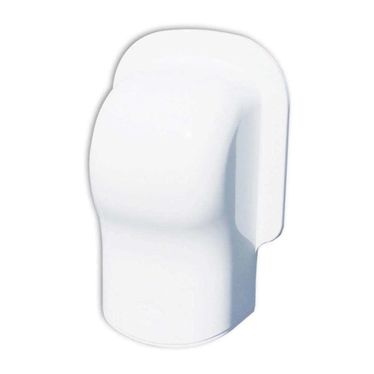 Tecnosystemi Optima muur-afdekkap TM75 — Wit (75 mm)