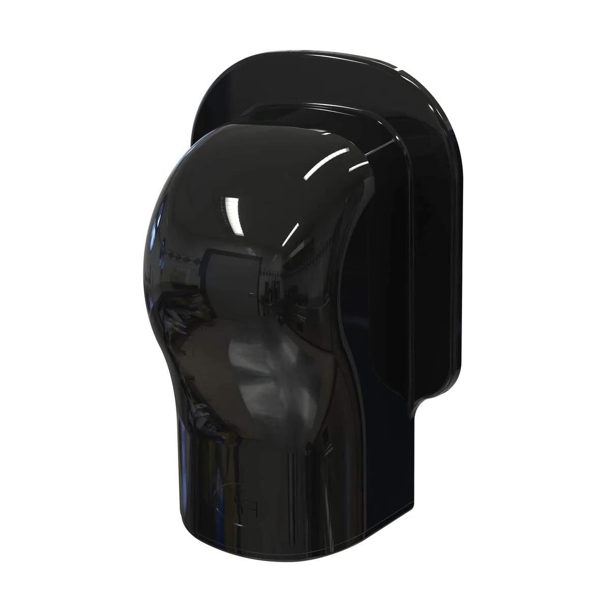 Tecnosystemi Optima muur-afdekkap TM75 — Zwart (75 mm)