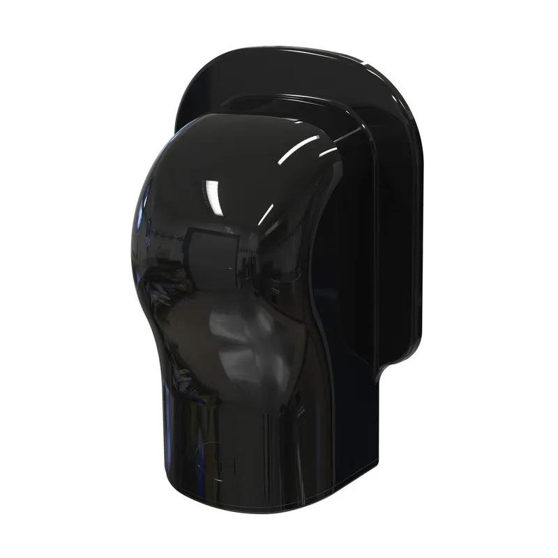 Tecnosystemi Optima muur-afdekkap TM75 — Zwart (75 mm)