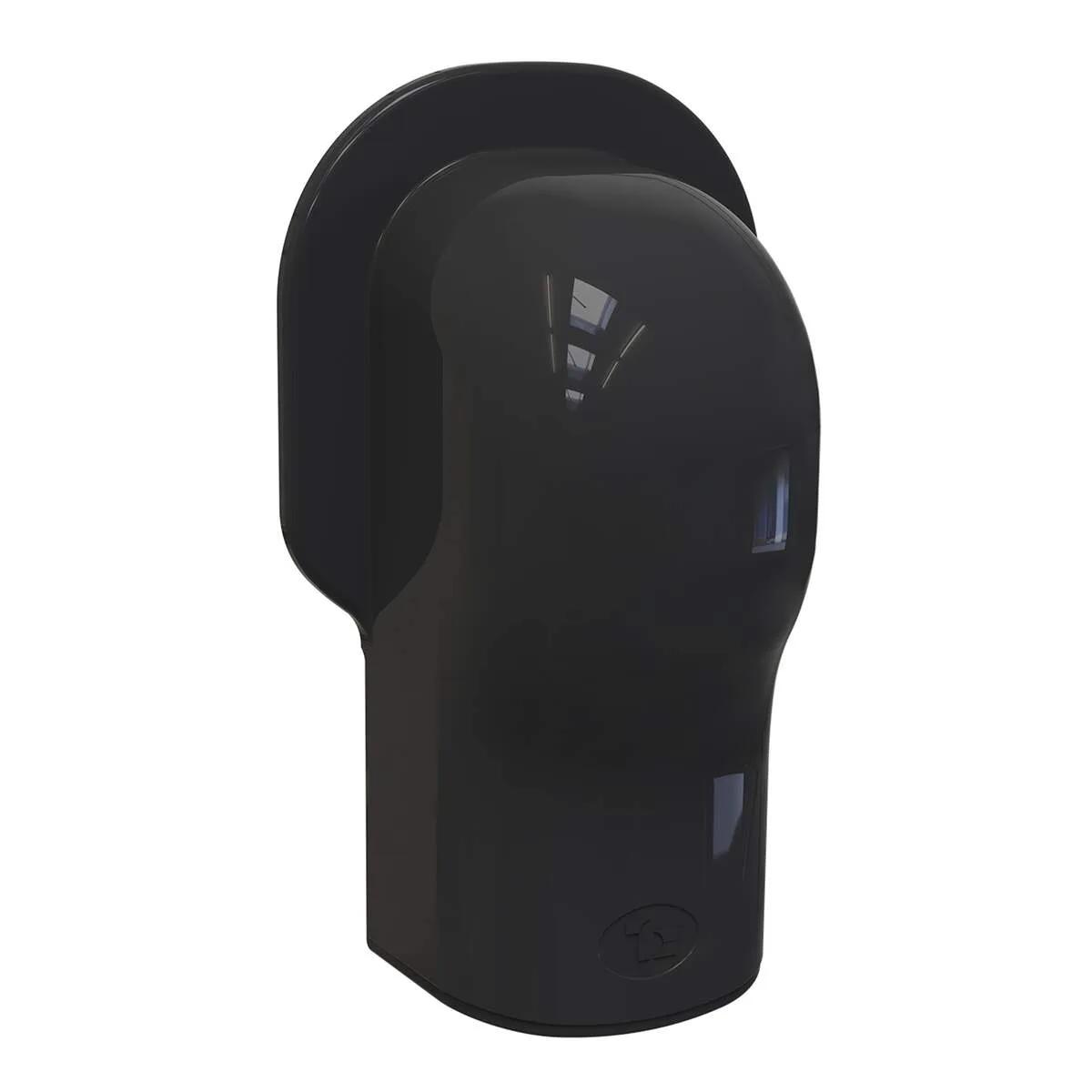 Tecnosystemi Optima muur-afdekkap TMQ75 — Zwart (75 mm)