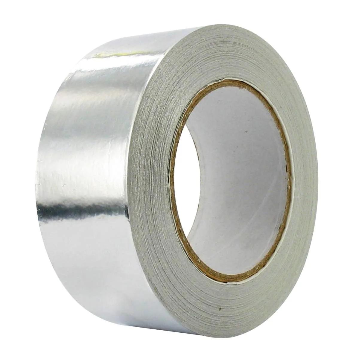 Universeel aluminium tape 50 mm × 45 m (tot 100°C)