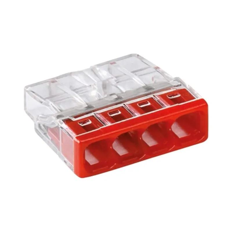 Wago lasklem 4-voudig 2,5 mm² compact (per stuk)