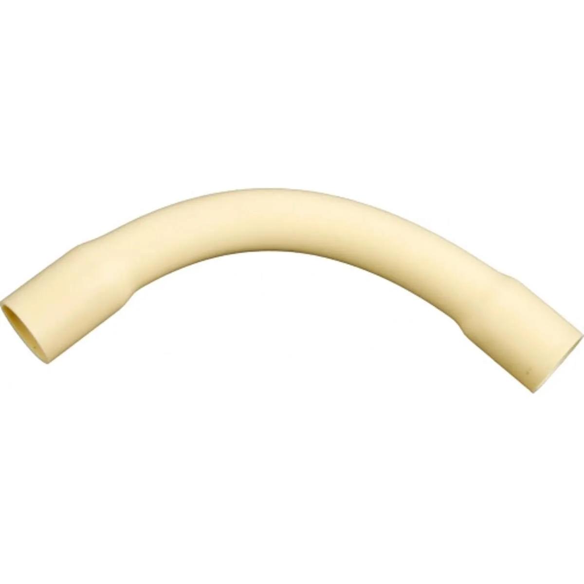 Wavin elektrobocht 90° glad 3/4" (Ø19mm) PVC geel